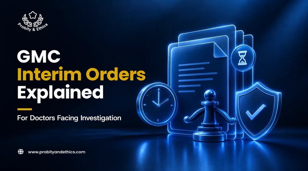 GMC Interim Orders Explained for Doctors Facing Investigation