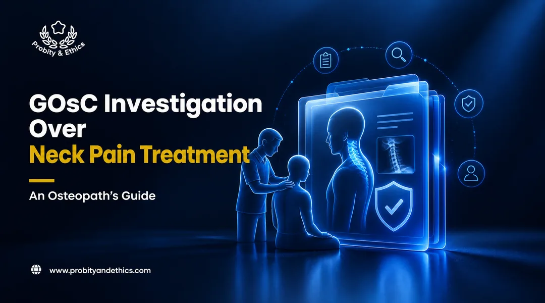 GOsC Investigation Over Neck Pain Treatment: An Osteopath’s Guide