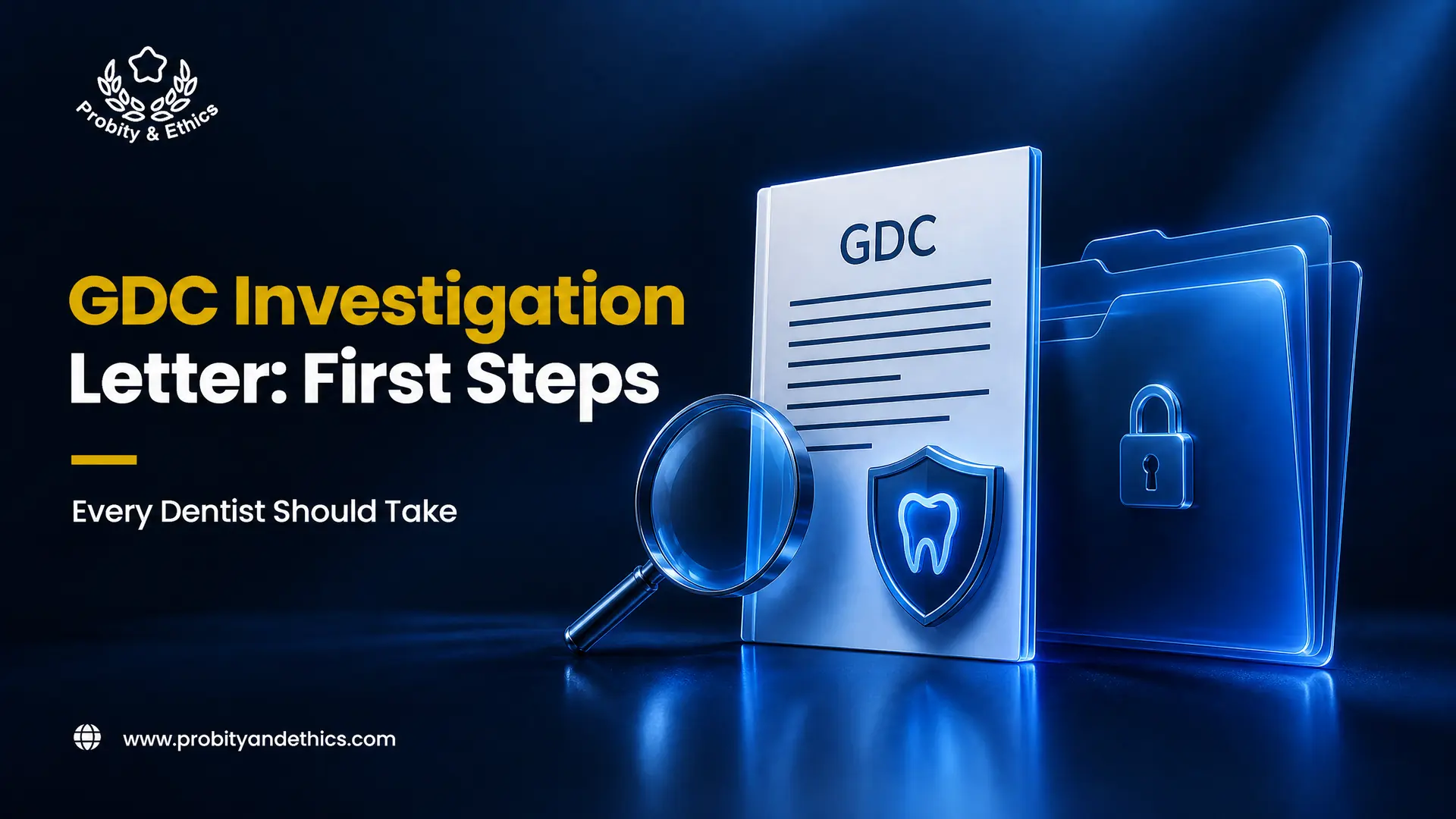GDC investigation letter: first steps for dentists facing a fitness to practise investigation