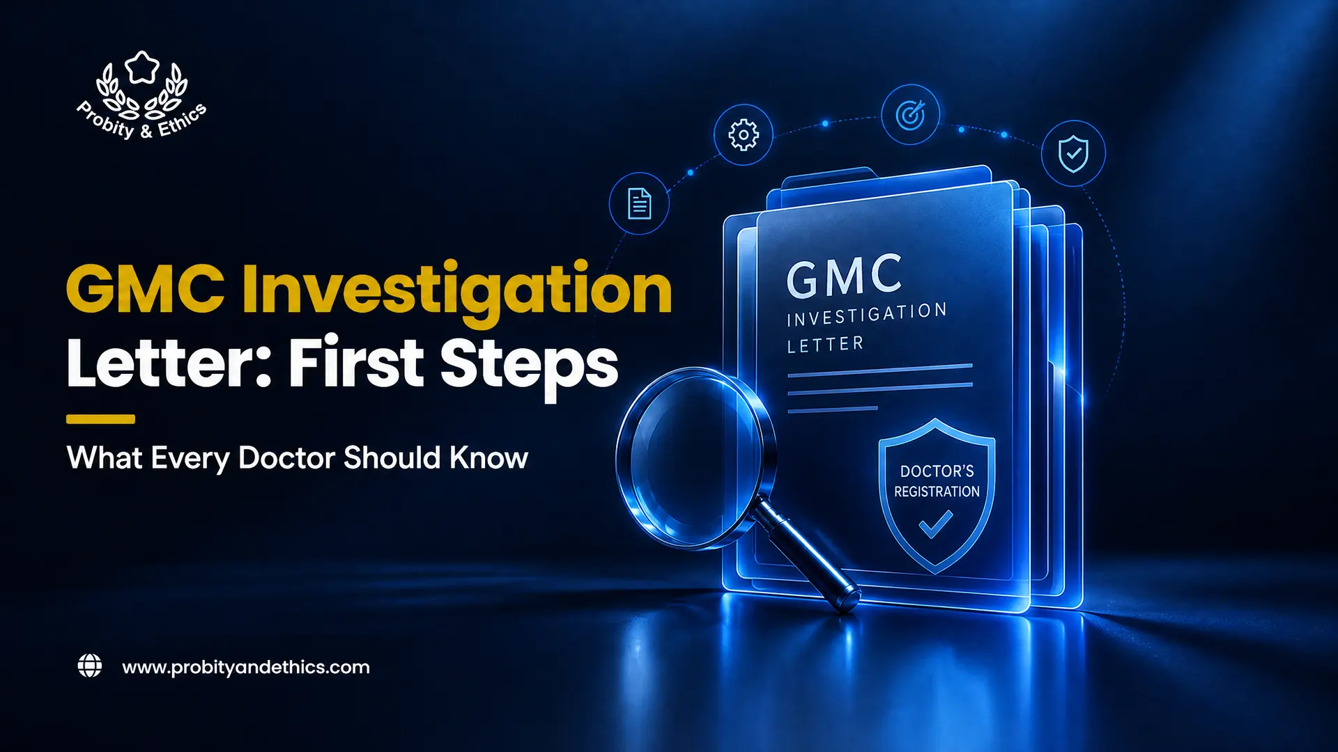 GMC investigation letter: first steps for doctors facing a fitness to practise investigation