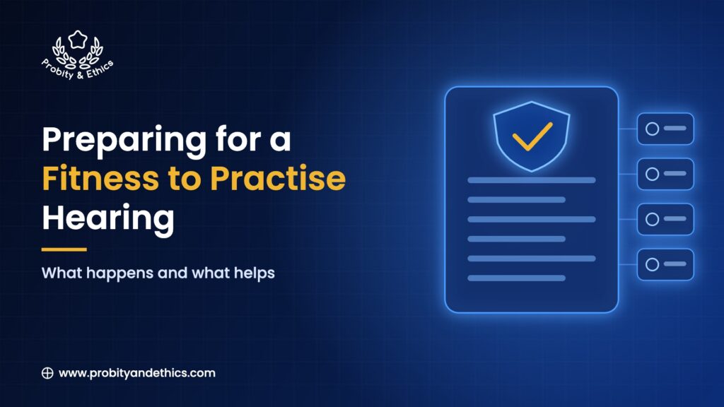 How to Prepare for a Fitness to Practise Hearing: What Happens and What Helps
